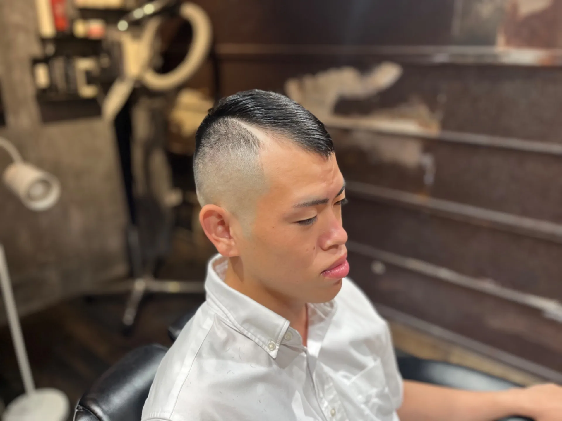 スキンフェード×ライン！いつもの髪型に変化を！愛媛/砥部、松山市周辺で理容室(barber)ならReward(リワード)へ！